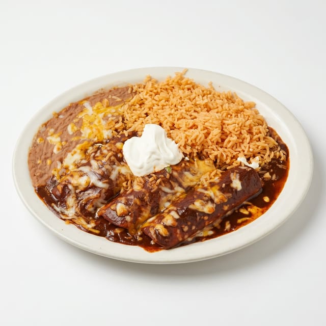 Enchiladas de Mole.
