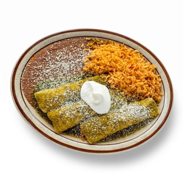 Three Enchiladas.